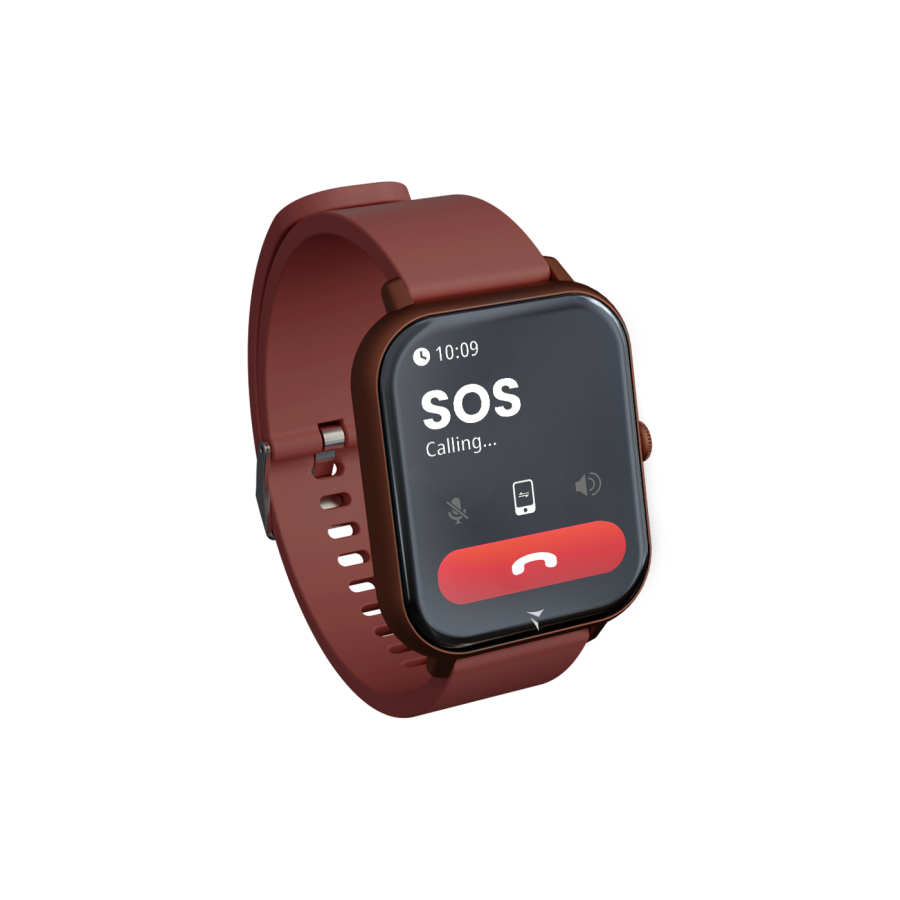 TECHMADE Smartwatch Glow con pochette abbinata - colore Bordeaux - immagine 3